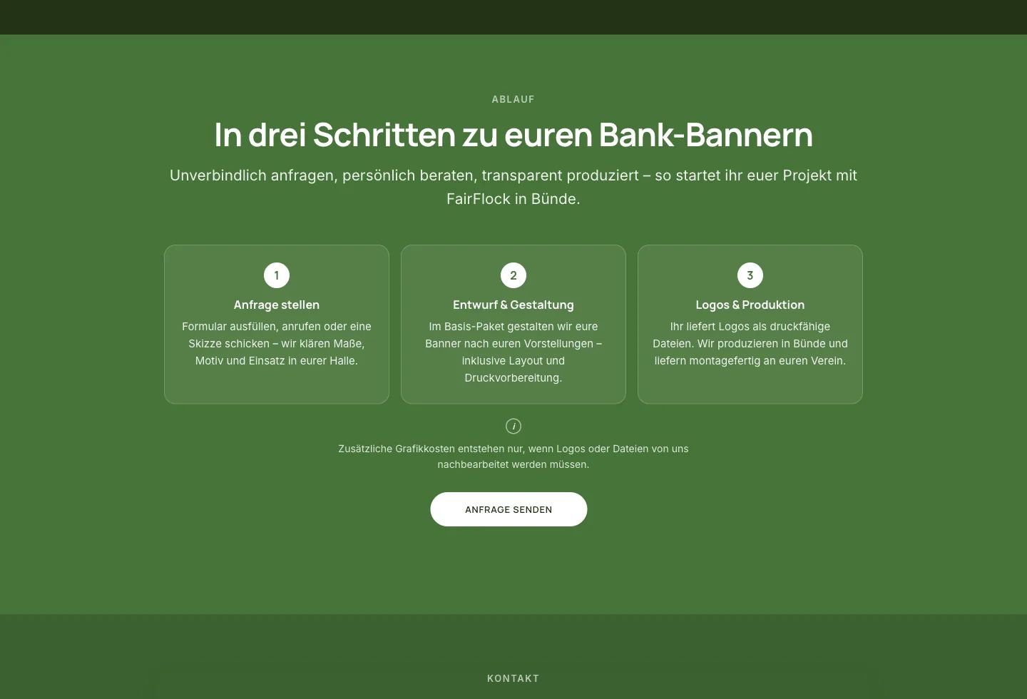 Ablauf in drei Schritten auf bank-banner.de